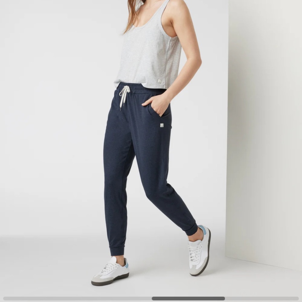 Vuori Performance DreamKnit Jogger, Midnight Heather, excellent cond, Size Med